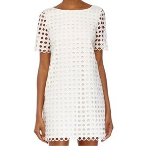 NWT White Eyelet Dress Catherine malandrino Casey dress